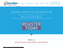 Tablet Screenshot of downsizecolumbus.com